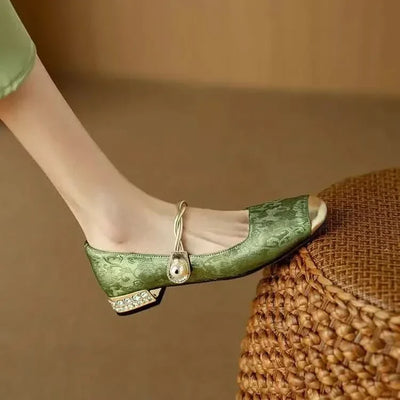 Morgane™ | Éclat botanique ballerine élégante