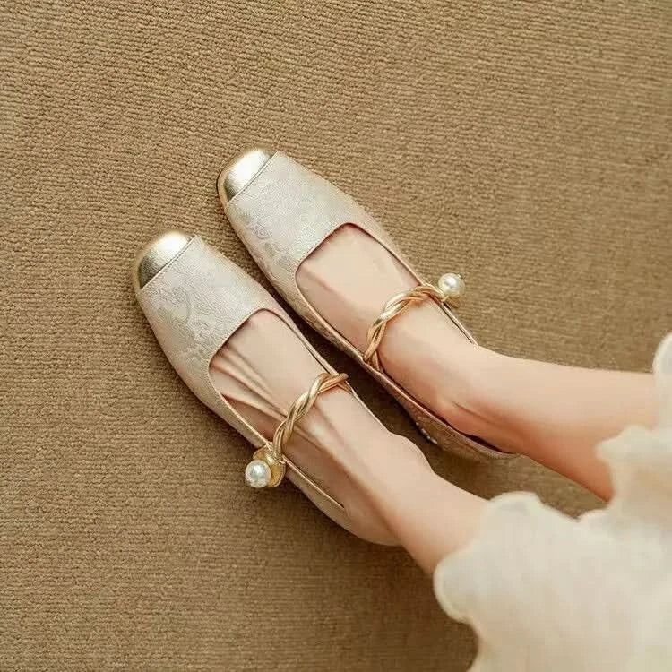Morgane™ | Éclat botanique ballerine élégante