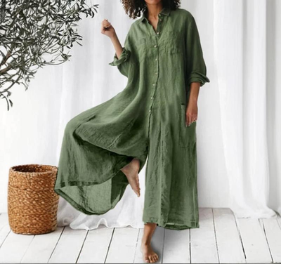 Morgane™ | Combinaison ample en lin