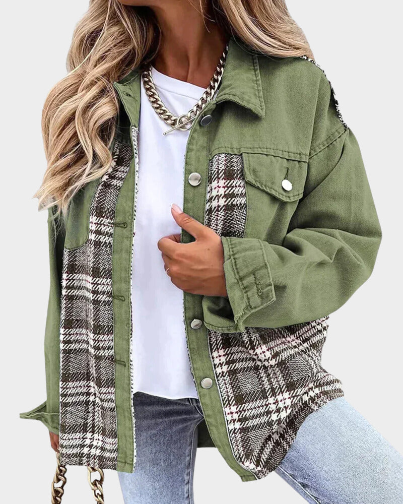 Lina - Veste en jean élégante pour un look d'automne parfait pour les femmes