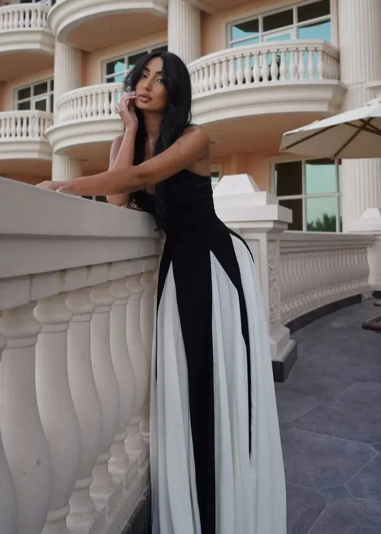 Arielle™ | Robe bicolore chic