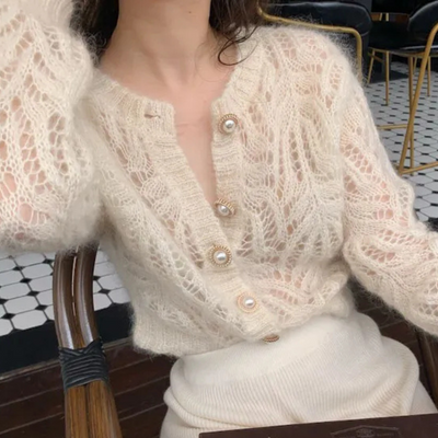 AELIN - Pull Tricoté Aéré Élégant pour Femmes