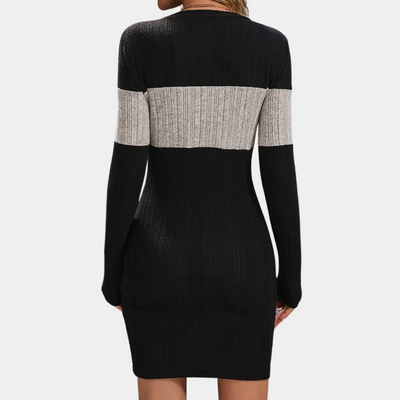 WINNIE - Robe élégante en tricot à manches longues pour femmes