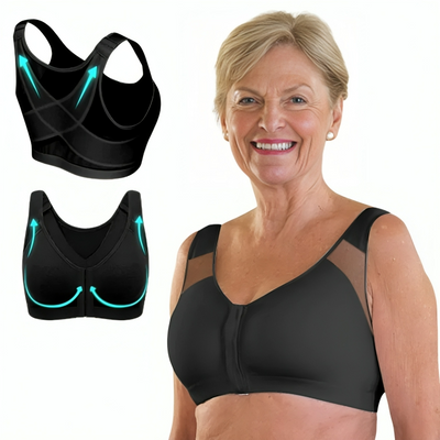 Soutien-gorge femme – Maintien intégral – Fermeture devant – Maille respirante