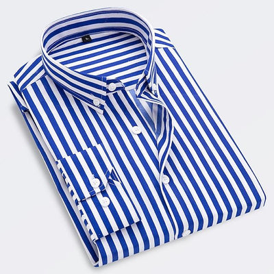 Jose | Chemise Rayures Pour Hommes | Manche Longue
