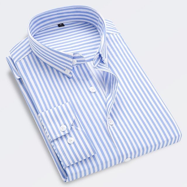 Jose | Chemise Rayures Pour Hommes | Manche Longue