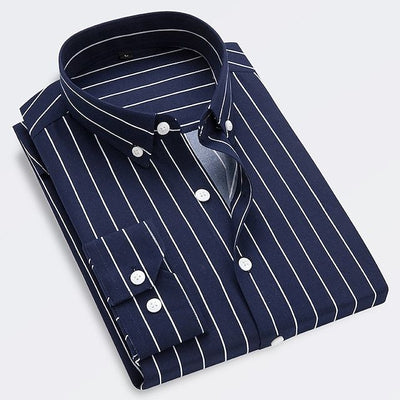 Jose | Chemise Rayures Pour Hommes | Manche Longue