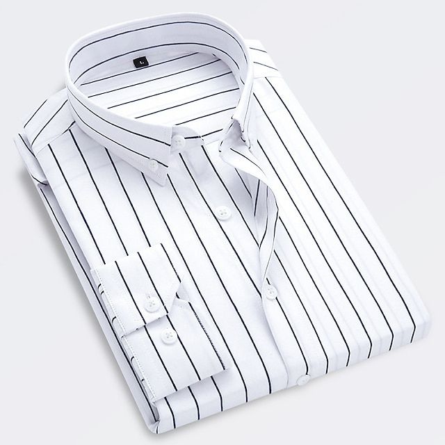 Jose | Chemise Rayures Pour Hommes | Manche Longue