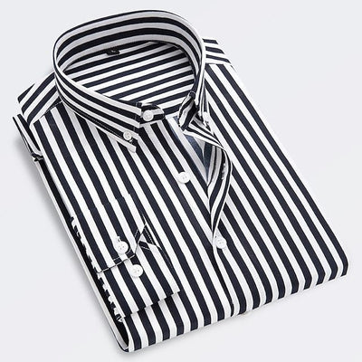 Jose | Chemise Rayures Pour Hommes | Manche Longue