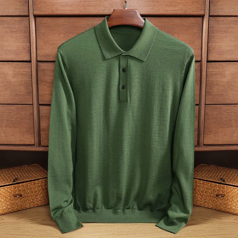 Polo d'été à manches longues pour hommes - Hero