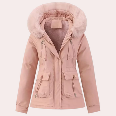 BELLA - Veste d'Hiver à Capuche Décontracté pour Femmes