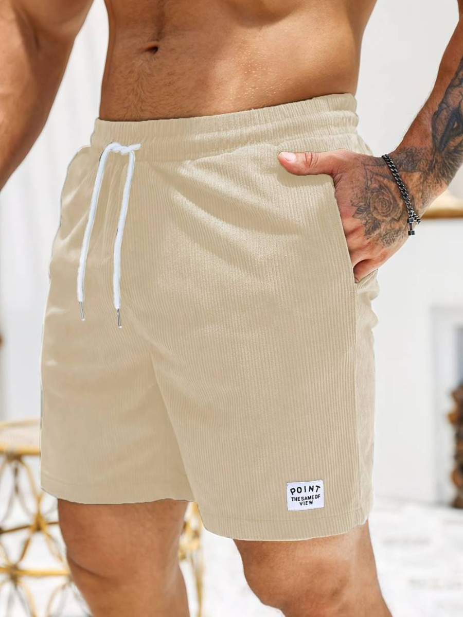 Justin | Short Été Pour Hommes | Velours Cotelé
