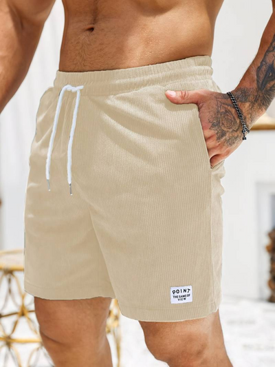 Justin | Short Été Pour Hommes | Velours Cotelé