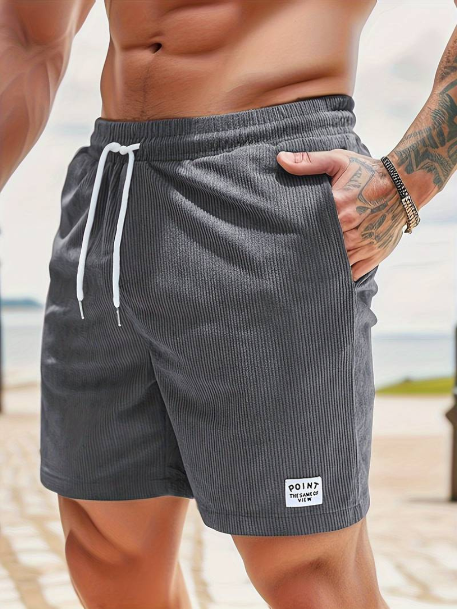 Justin | Short Été Pour Hommes | Velours Cotelé
