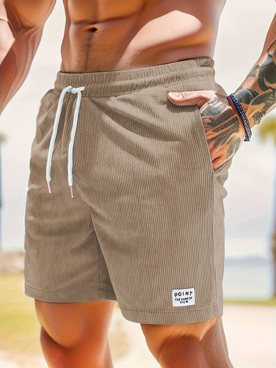 Justin | Short Été Pour Hommes | Velours Cotelé