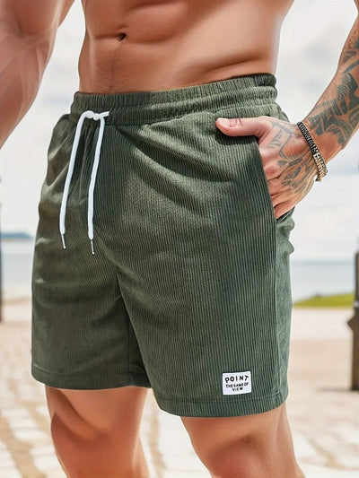 Justin | Short Été Pour Hommes | Velours Cotelé