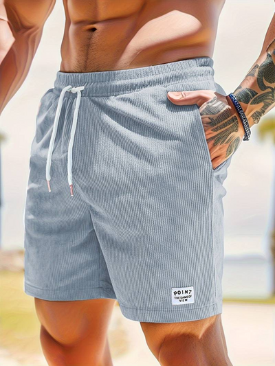 Justin | Short Été Pour Hommes | Velours Cotelé