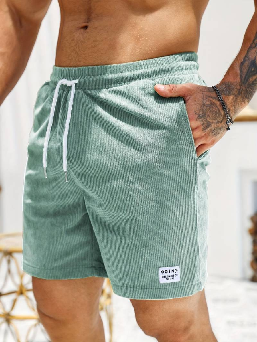 Justin | Short Été Pour Hommes | Velours Cotelé