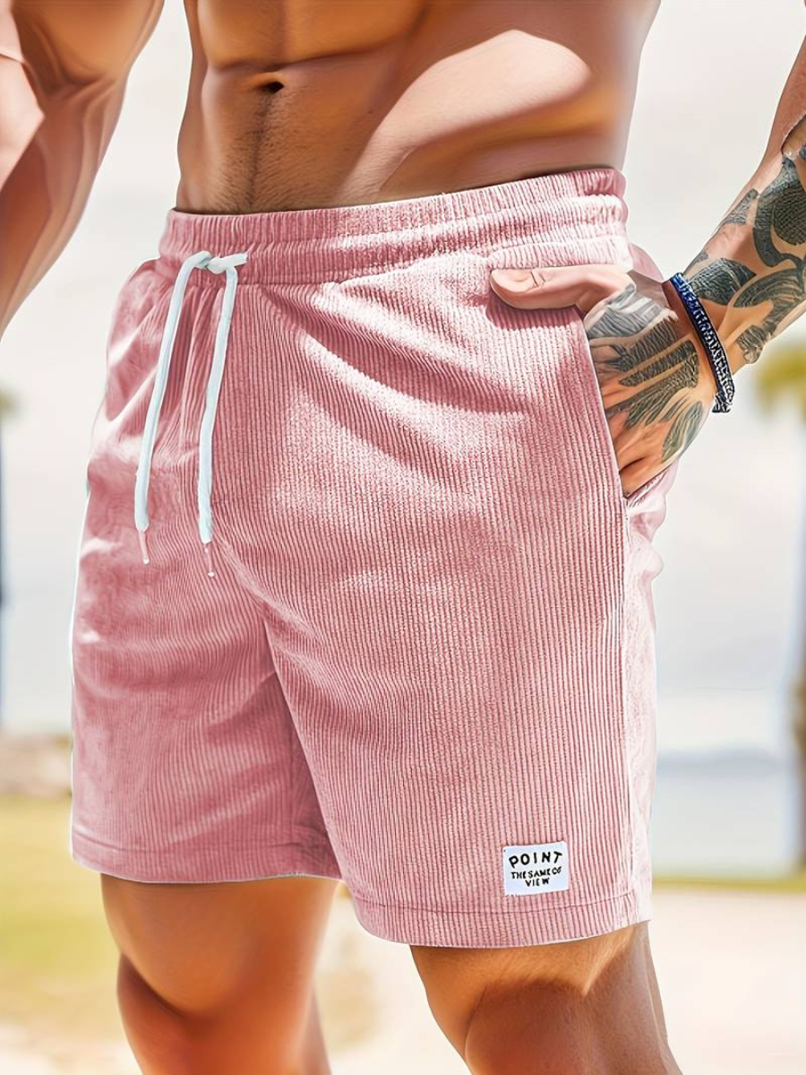 Justin | Short Été Pour Hommes | Velours Cotelé