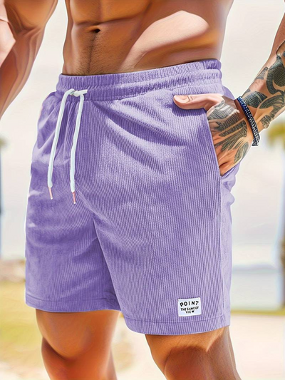 Justin | Short Été Pour Hommes | Velours Cotelé