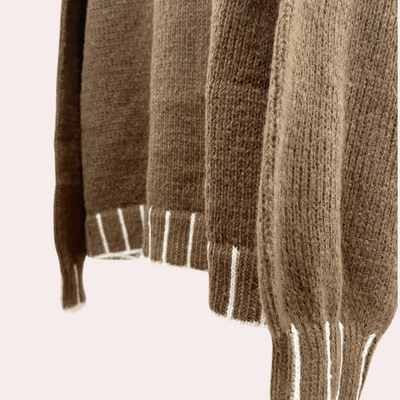 SERENITY - Pull Ample à Col Montant pour Femmes