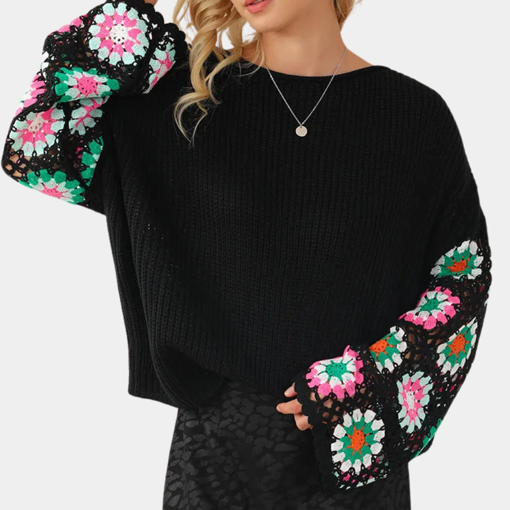 VICTORIA - Pull Botanique Élégant pour Femmes