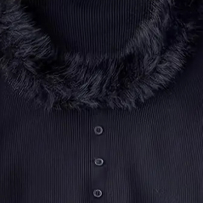 NEOMA - Pull en Tricot en Fourrure Élégant pour Femmes