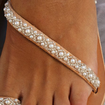 Jade - Sandales d'été en perles Boho pour femmes