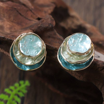 Auréa™ | Boucles d’oreilles peintes à la main