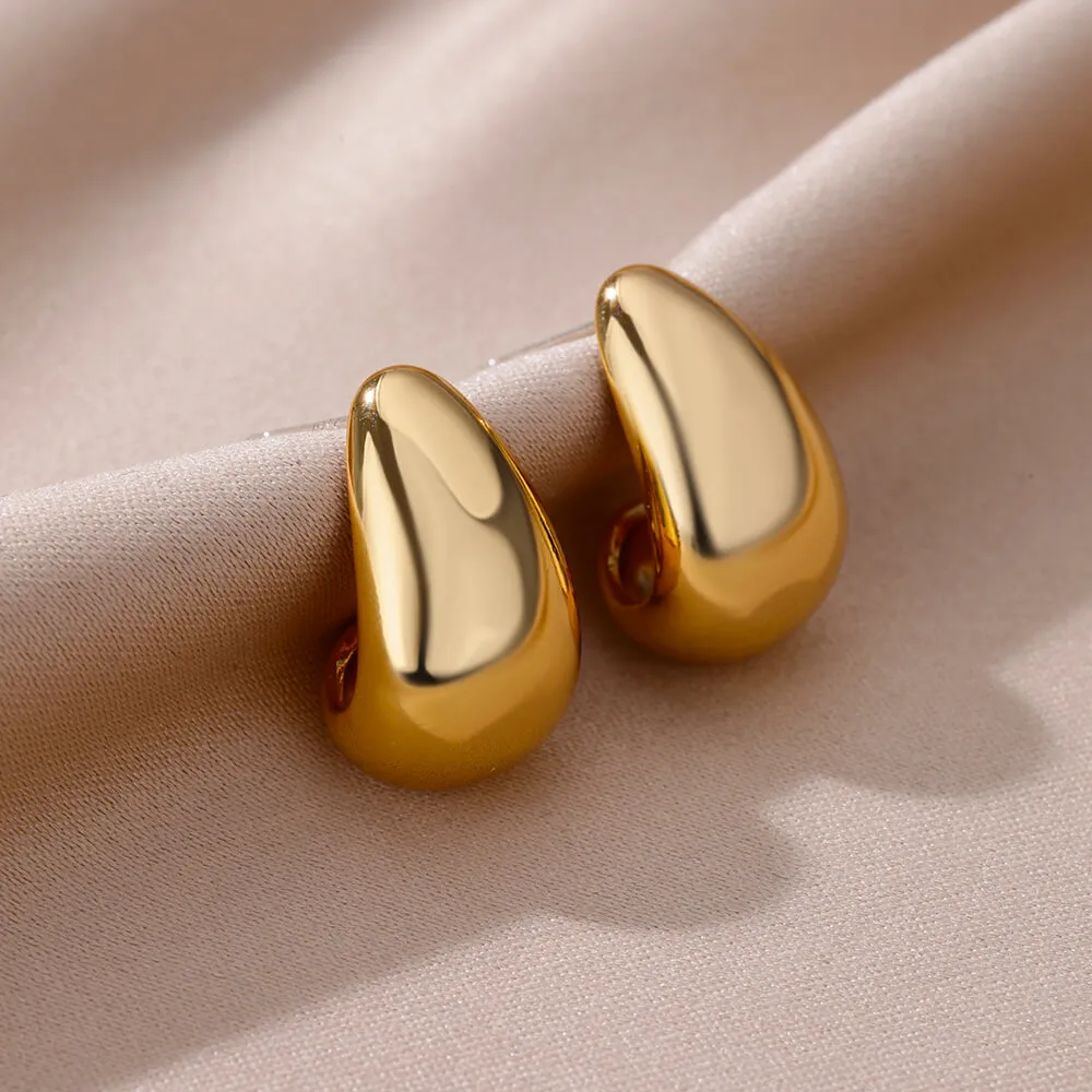 Boucles d'oreilles élégantes en or