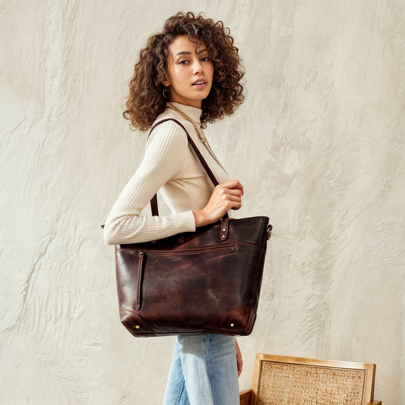 Sac En Cuir Vintage
