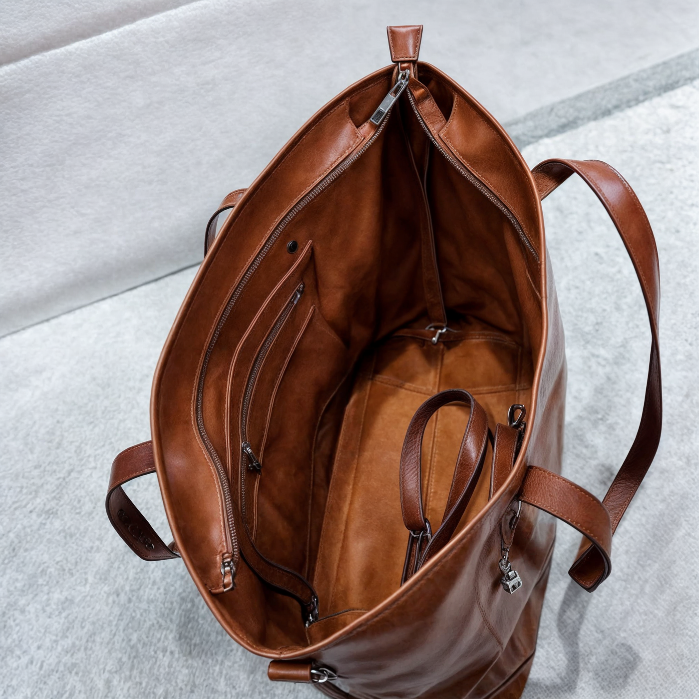 Sac En Cuir Vintage