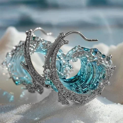 Boucles d'oreilles « Le Serment de l'Océan »