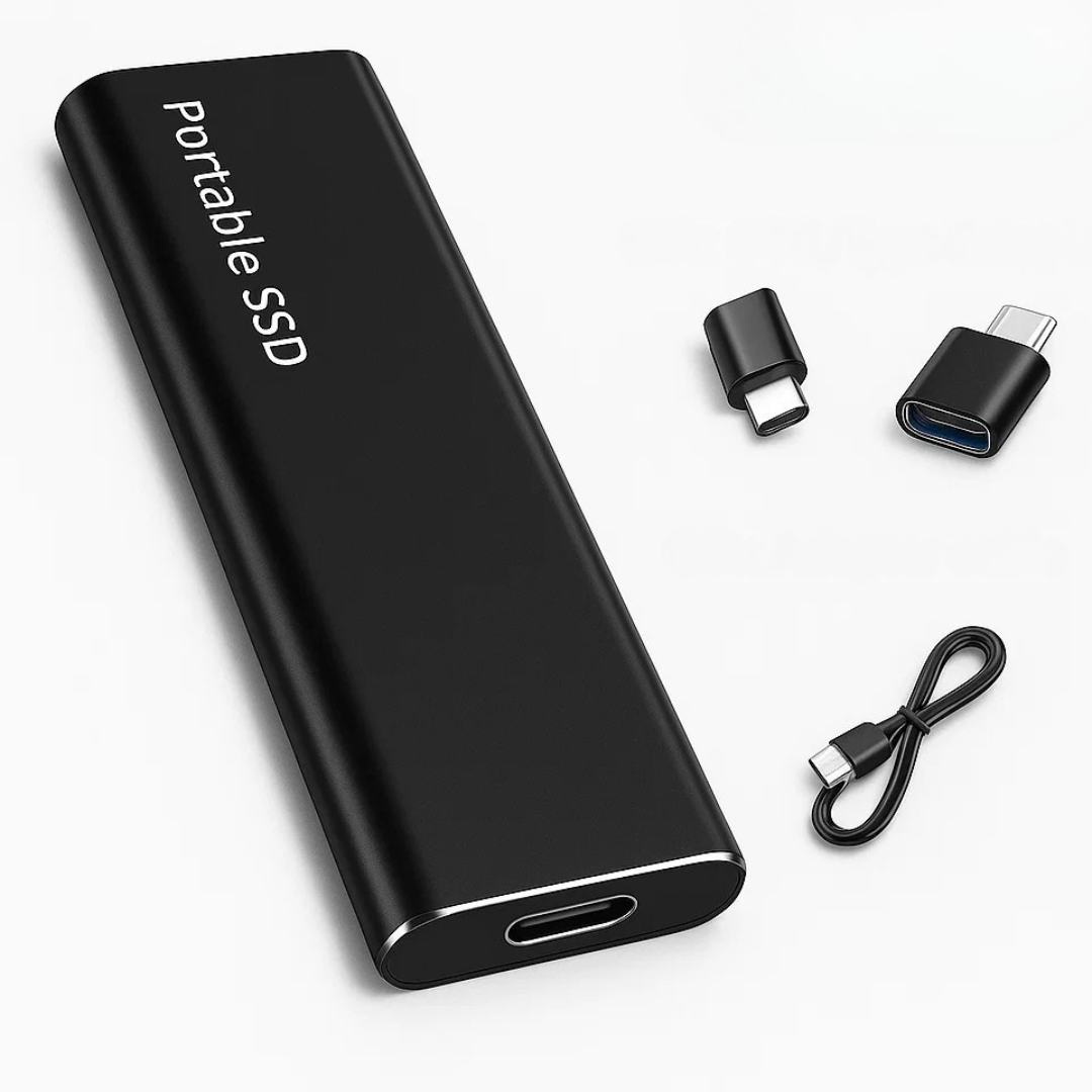 SSD portable avec transfert de données rapide en USB-C