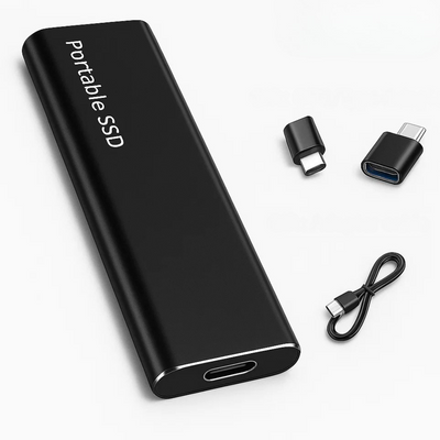 SSD portable avec transfert de données rapide en USB-C