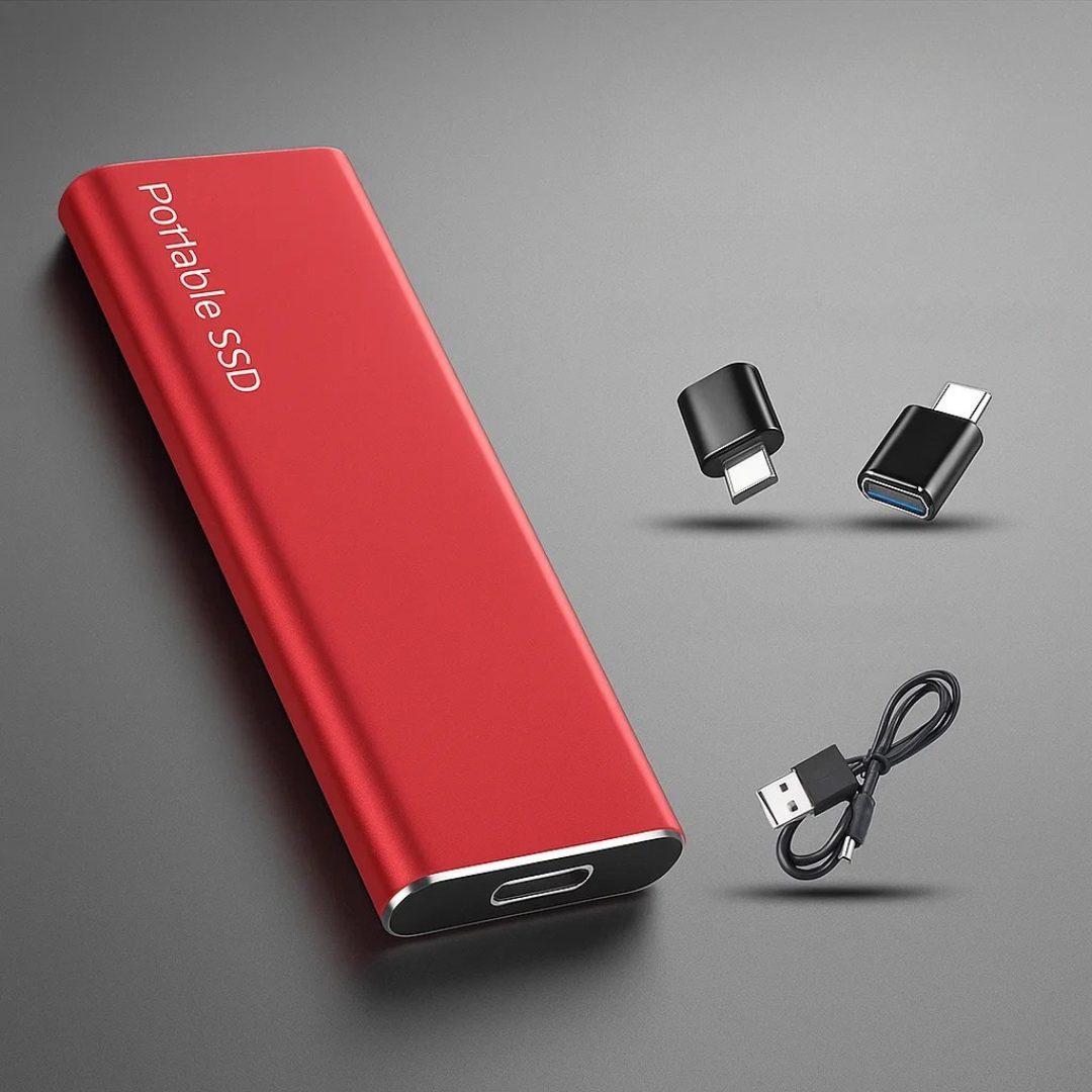 SSD portable avec transfert de données rapide en USB-C