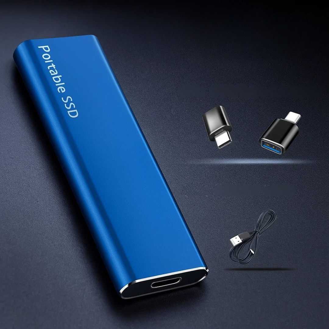 SSD portable avec transfert de données rapide en USB-C