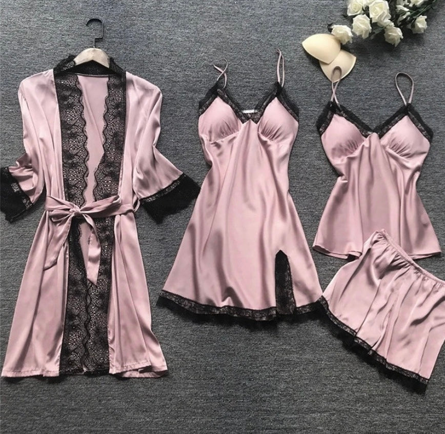 Iris - Pyjama élégant en satin pour la femme moderne