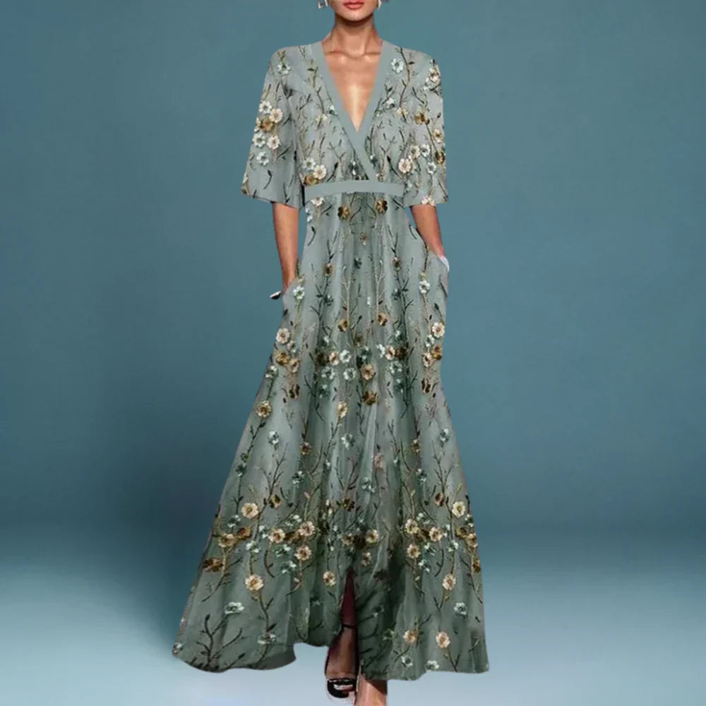 Gemma™ | Luxury Floral Dress