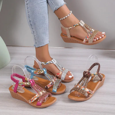Elina™ | Sandales Boho Élégantes
