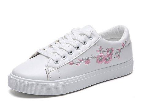 Madeleine | Chaussure Conception De Fleurs Pour Femme | Blanche