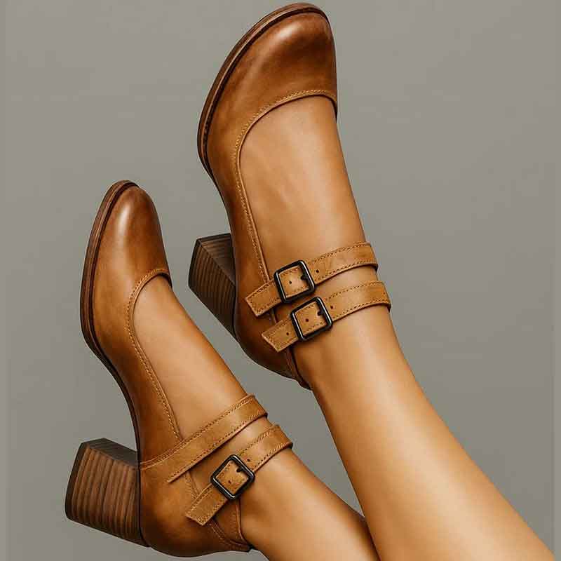 Mira™ | Sandale Minimaliste en Cuir