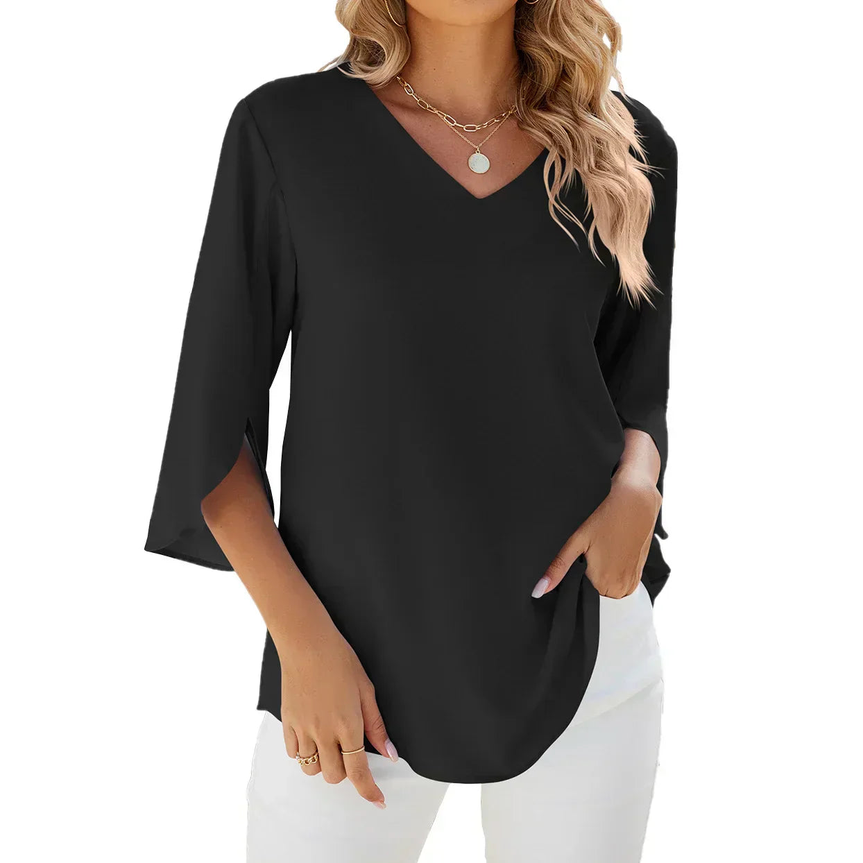 Helene™ | Blouse à col V