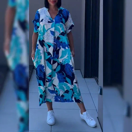 Gabriella™ | Robe Végétale Fluide