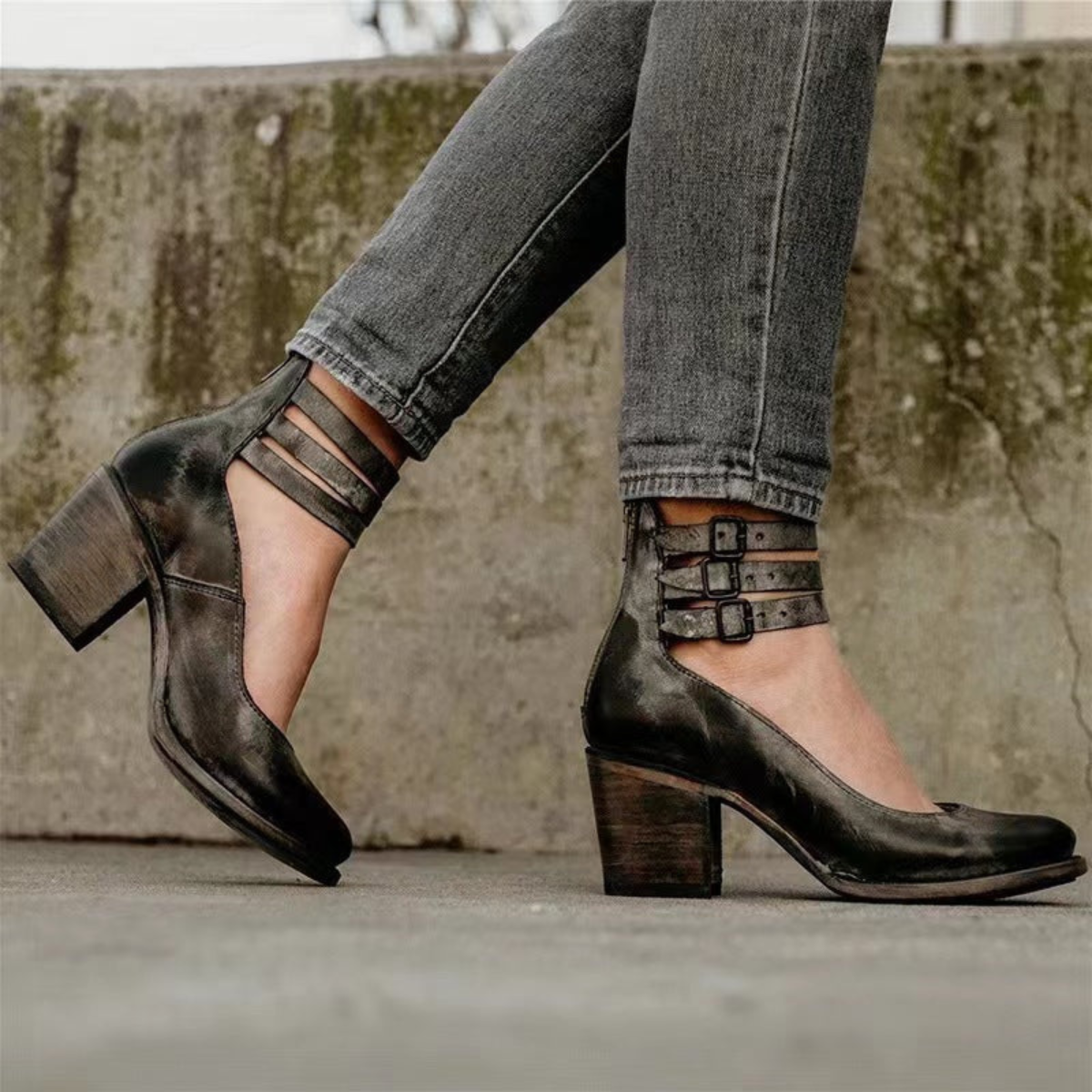 Mira™ | Sandale Minimaliste en Cuir