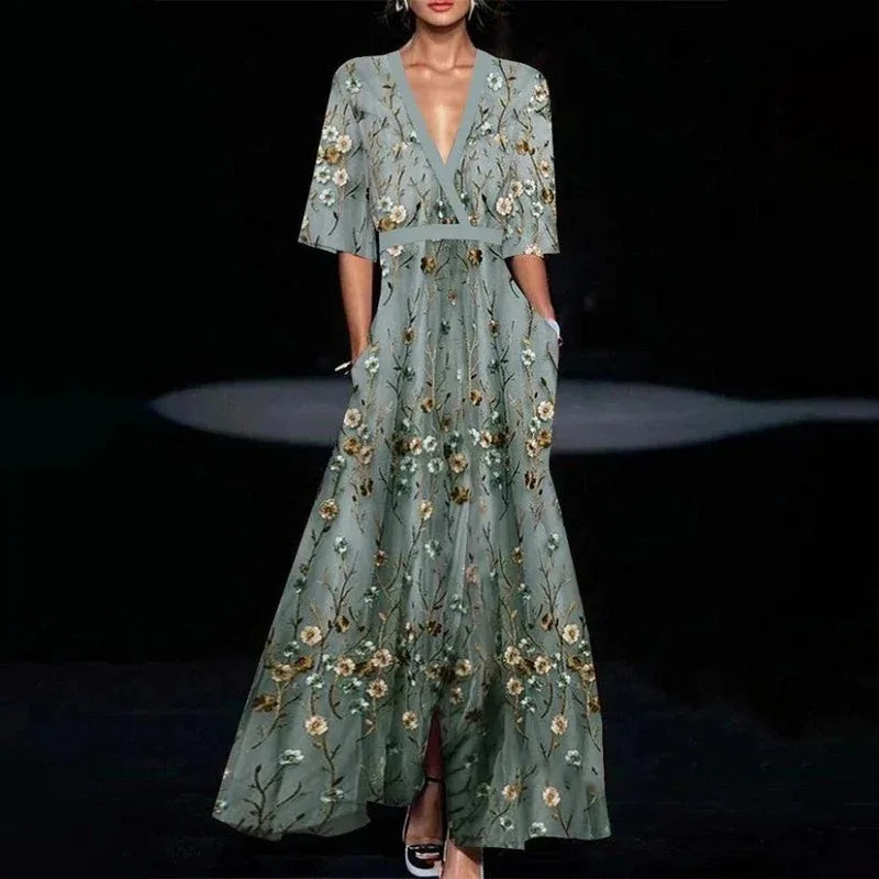 Gemma™ | Luxury Floral Dress