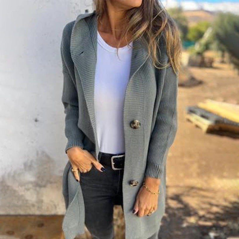 Manteau Tricoté Confortable et Élégant