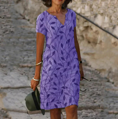 Caroline | Robe d'été avec une coupe élégante
