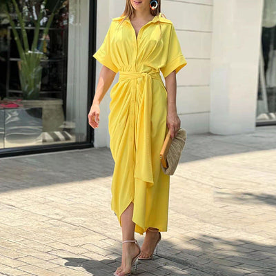 Amalia | Robe Maxi Enveloppe de Luxe (Presque épuisé)