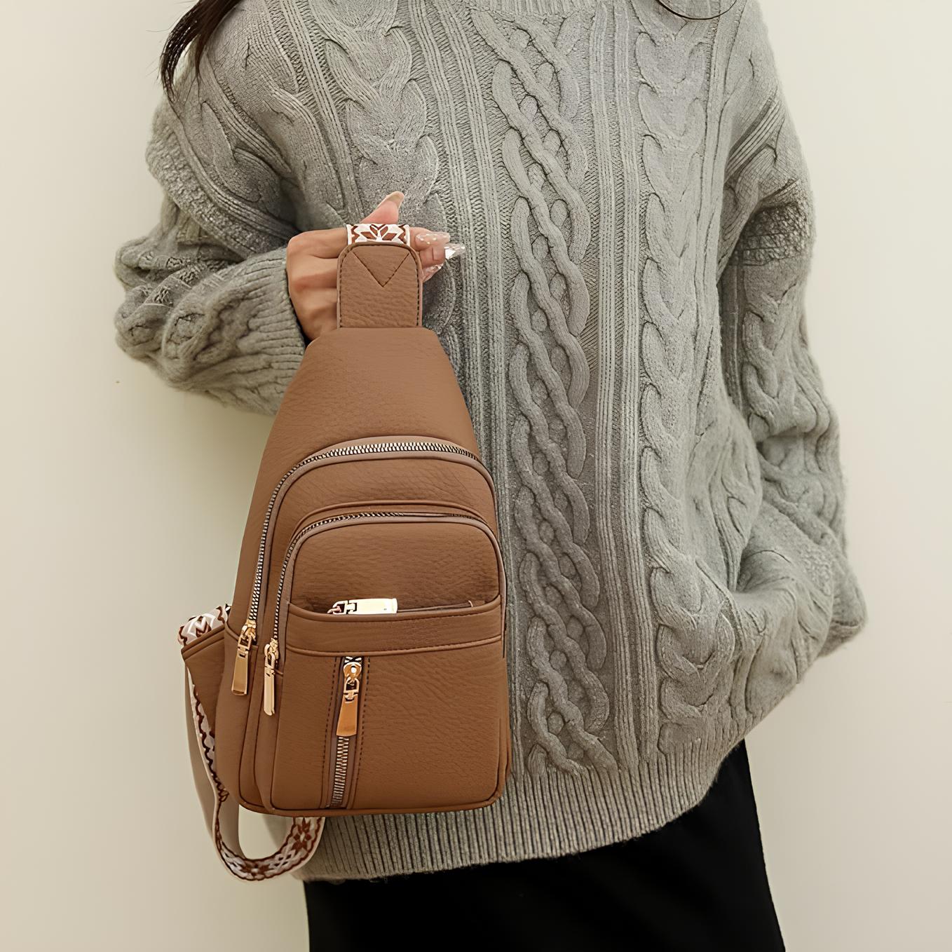 Sac Femme Sac à bandoulière Petit Pratique avec de nombreux compartiments